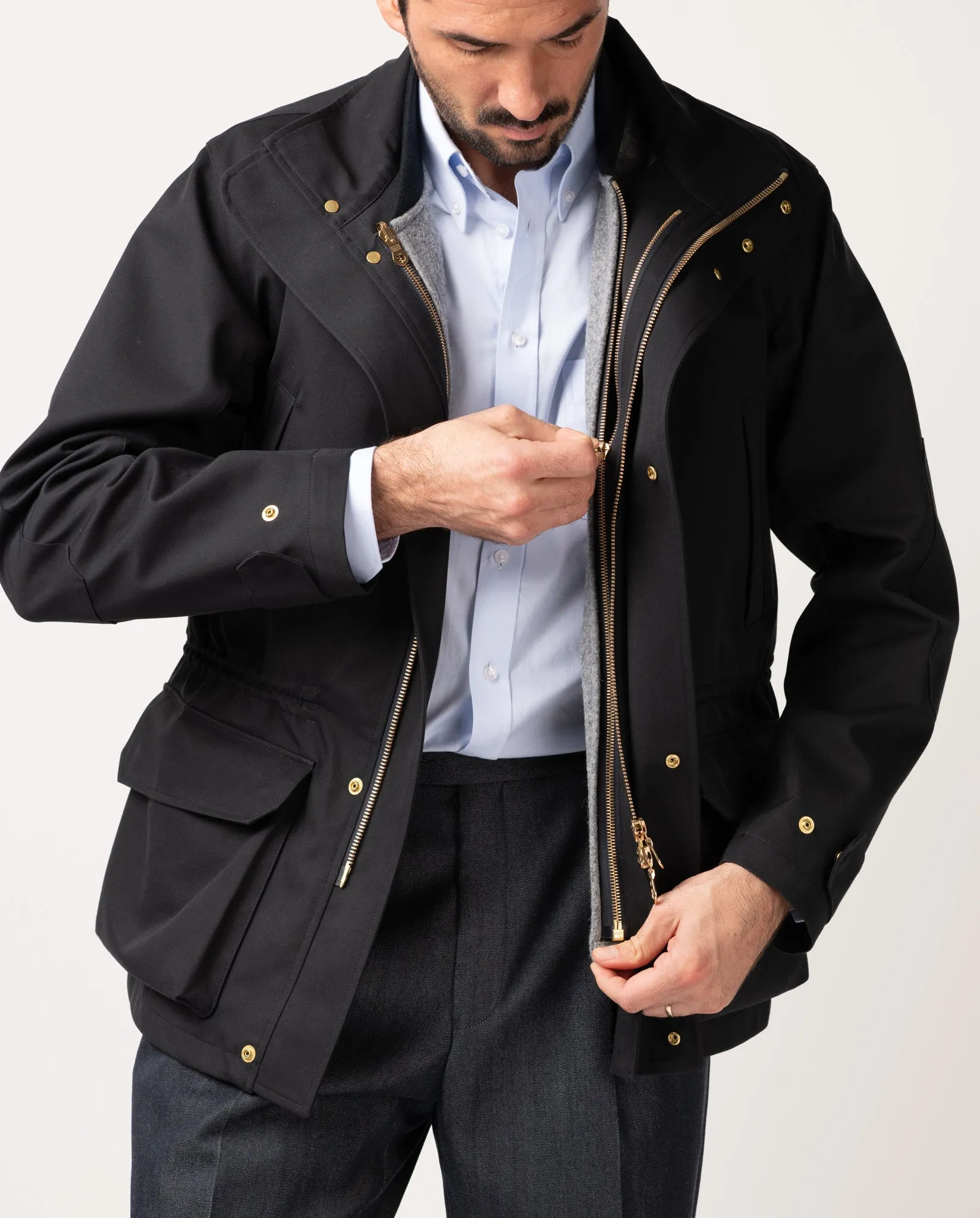 Jefferson Bonded Cotton Shell Jacket sold by The Workers Club product image thumbnail 4