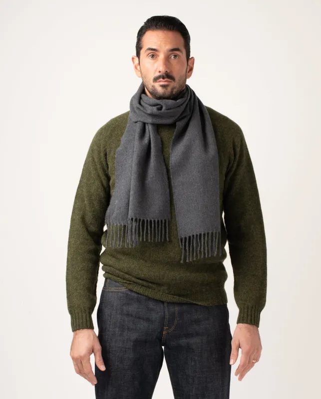 Charcoal Cashmere Scarf sold by The Workers Club