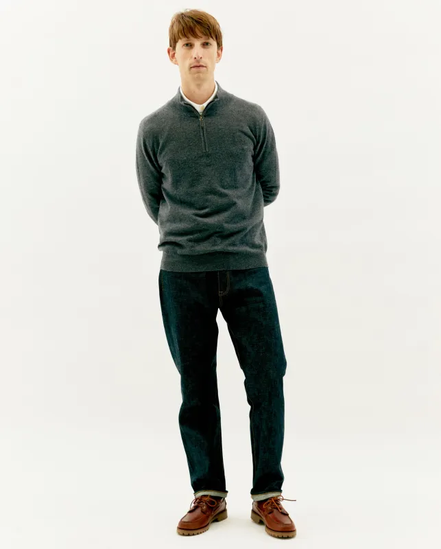 Cashmere 1/4 Zip Sweater sold by The Workers Club