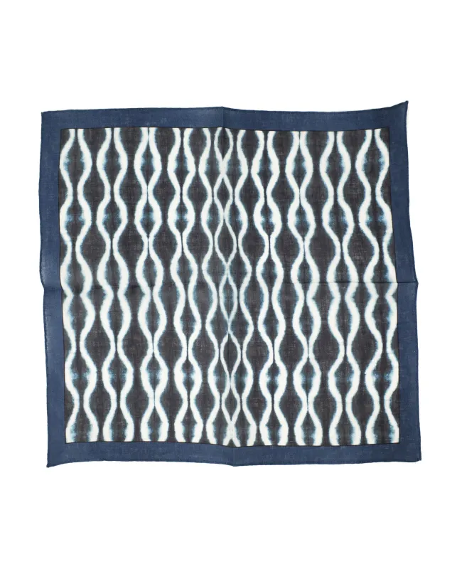 Bandana tiedye print - Indigo made by The Workers Club