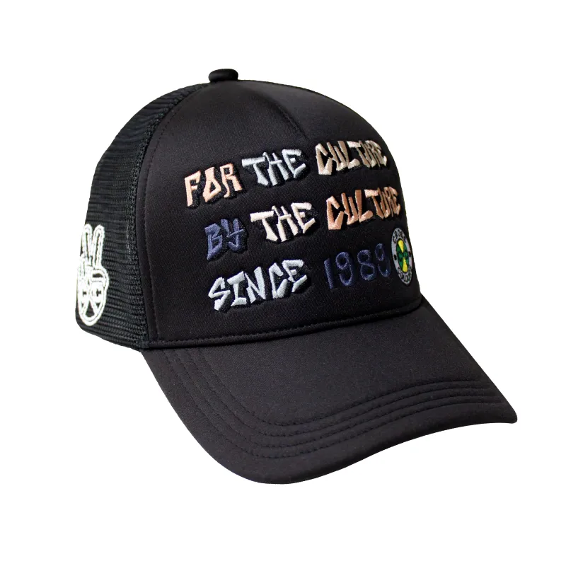 Cross Colours For The Culture Trucker Hat - Black made by Cross Colours