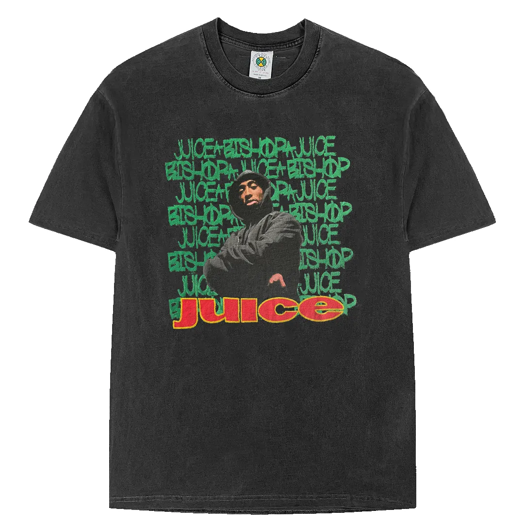 Juice x Cross Colours Profile T Shirt - Vintage Black sold by Cross Colours