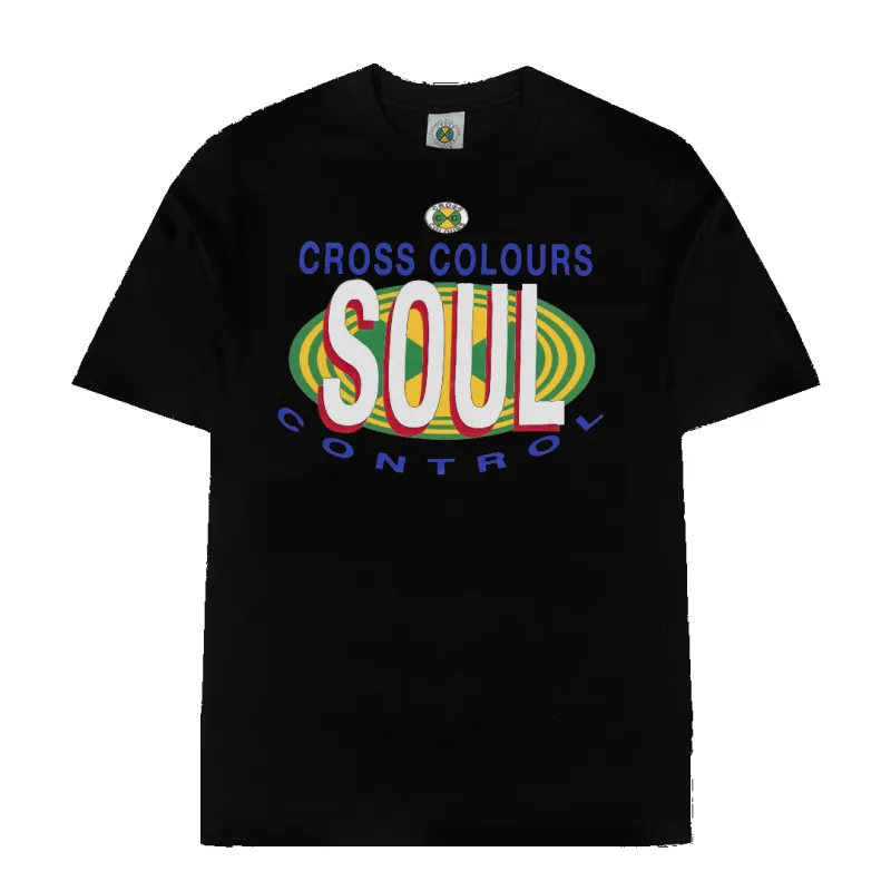 Cross Colours   Soul Control T-Shirt - Black sold by Cross Colours