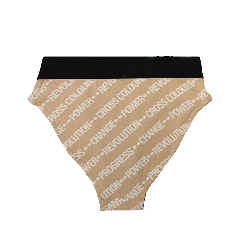 Cross Colours Power Revolution Progress Change Bikini Brief sold by Cross Colours product image thumbnail 2