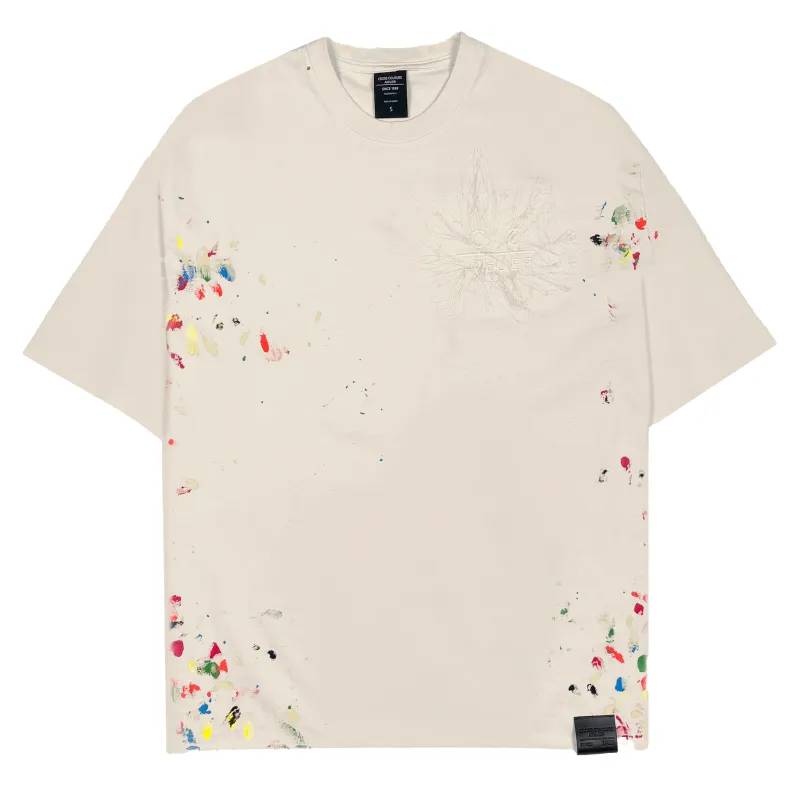 Atelier Painter T Shirt - Off White sold by Cross Colours