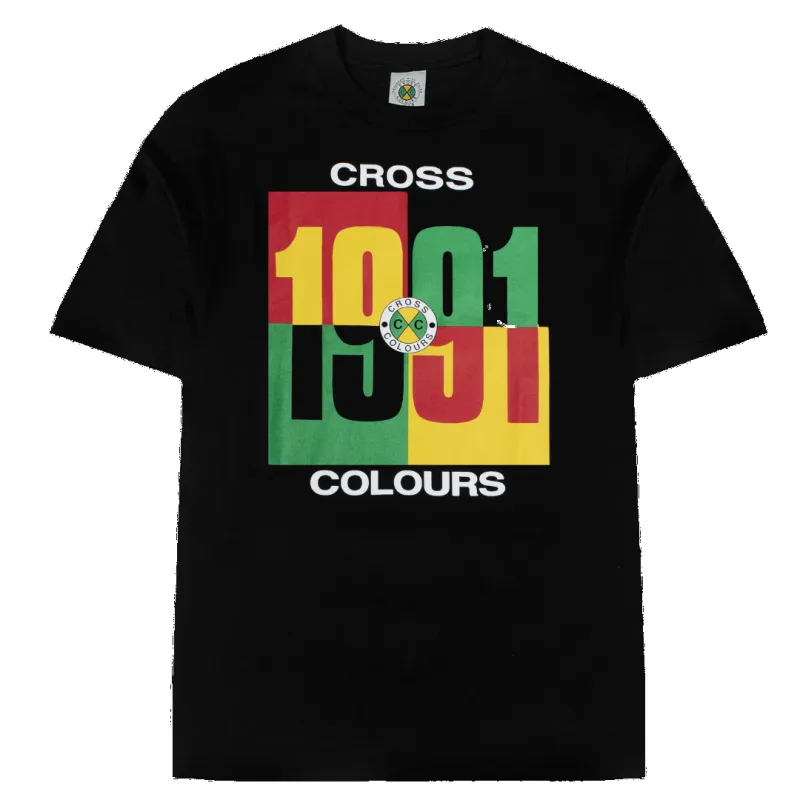 Cross Colours 1991 T-Shirt - Black sold by Cross Colours