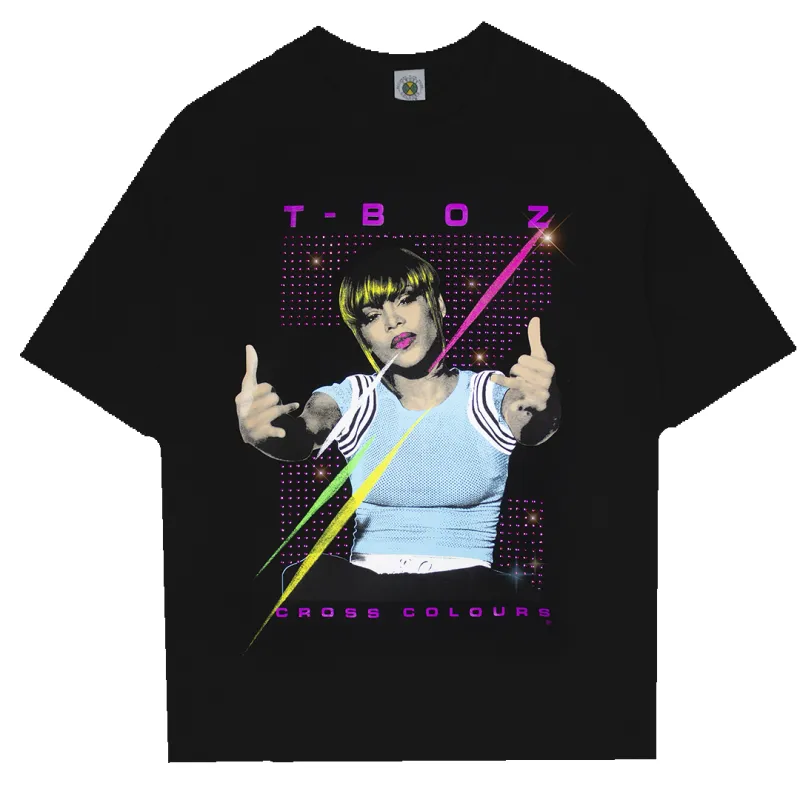 T-Boz x Cross Colours Bling T Shirt - Black sold by Cross Colours