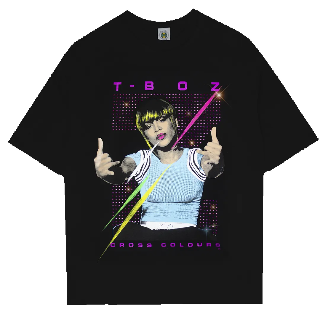 T-Boz x Cross Colours Bling T Shirt - Black sold by Cross Colours