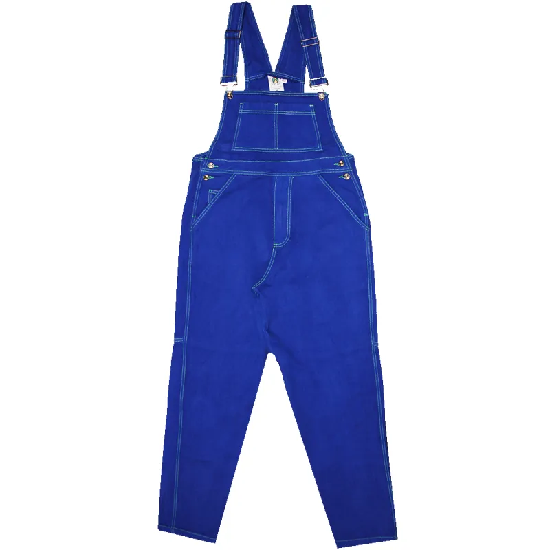 Cross Colours  Classic Brushed Twill Overalls - Cobalt Blue sold by Cross Colours