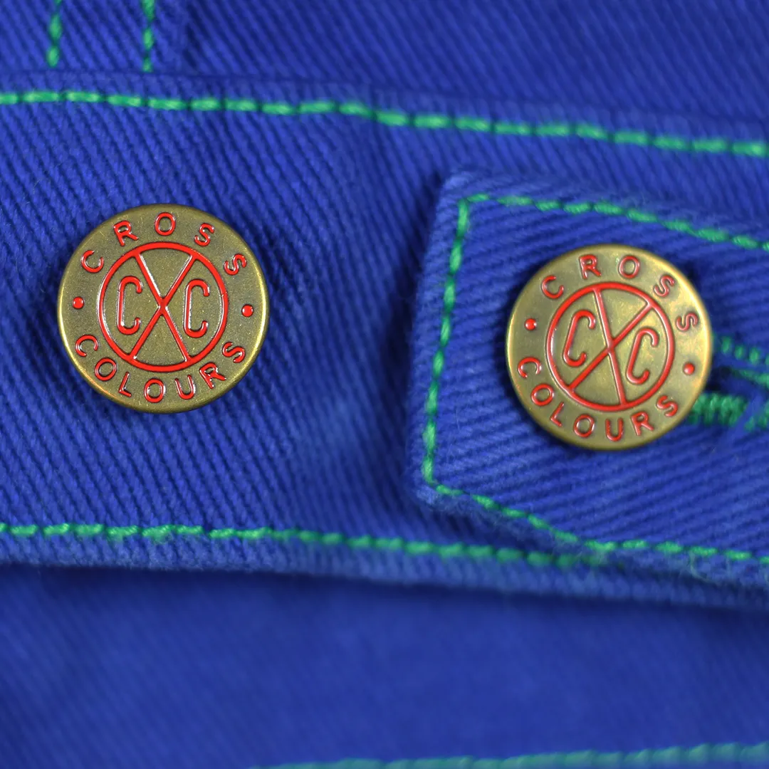 Cross Colours Classic Drop Shoulder Jacket - Cobalt Blue sold by Cross Colours product image thumbnail 3