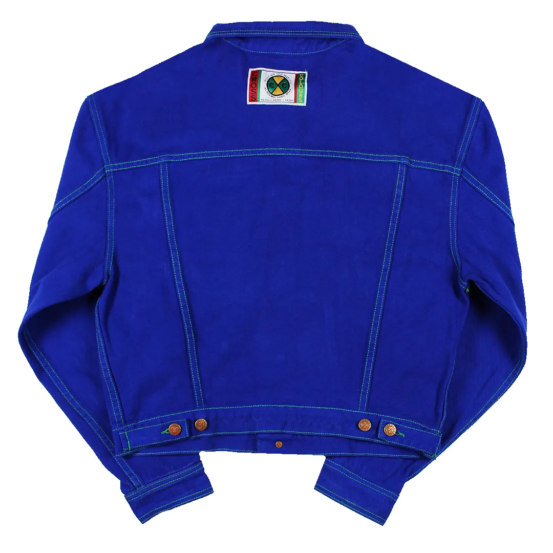 Cross Colours Classic Drop Shoulder Jacket - Cobalt Blue sold by Cross Colours product image thumbnail 2