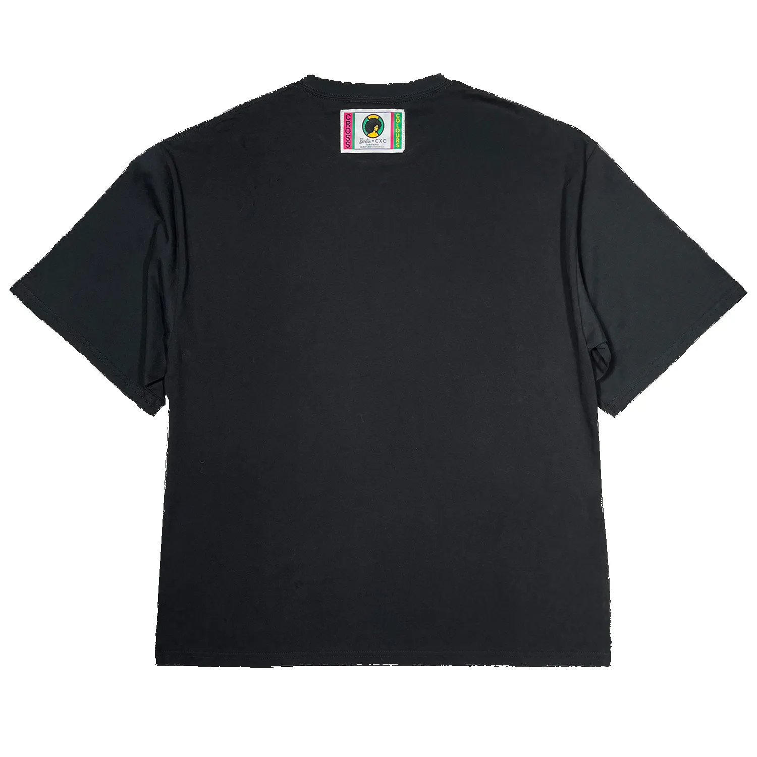 Barbie x Cross Colours Flag Logo T-Shirt - Black sold by Cross Colours product image thumbnail 2