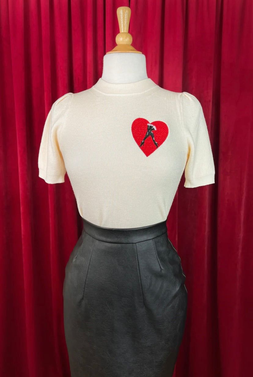 Chandail step into love - ivoire sold by Vintage Romance product image thumbnail 2