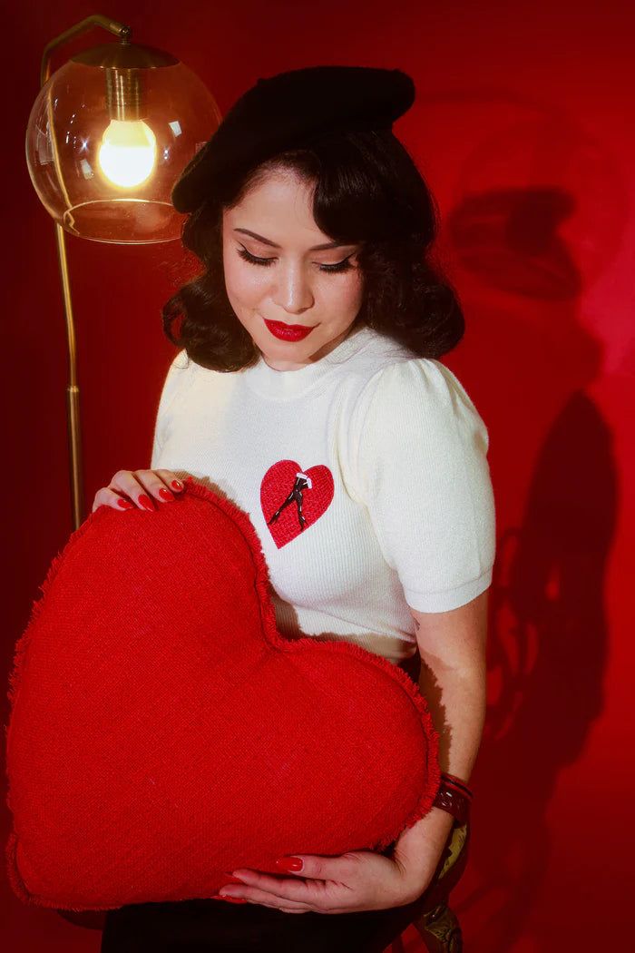 Chandail step into love - ivoire sold by Vintage Romance