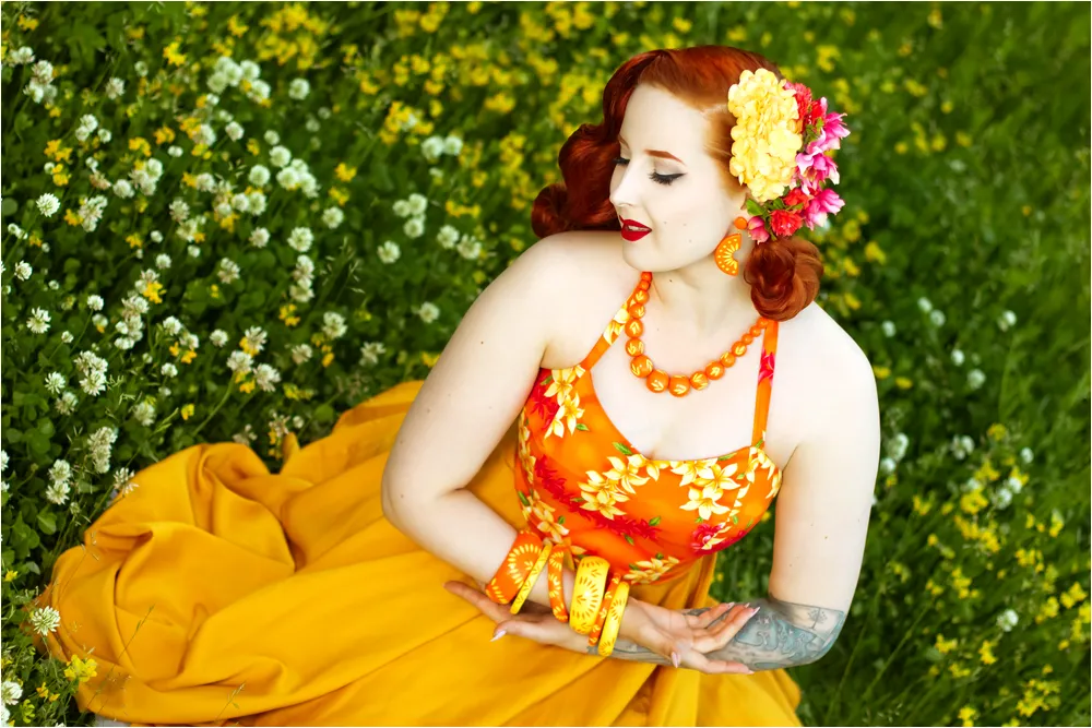 Bracelet fakelite sunset sold by Vintage Romance product image thumbnail 2