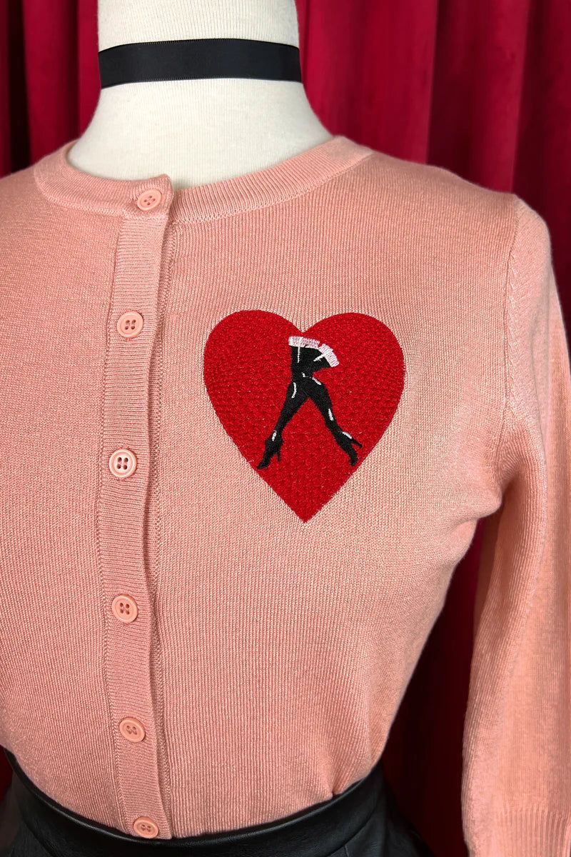 Cardigan Step into love - rose (précommande) sold by Vintage Romance product image thumbnail 2