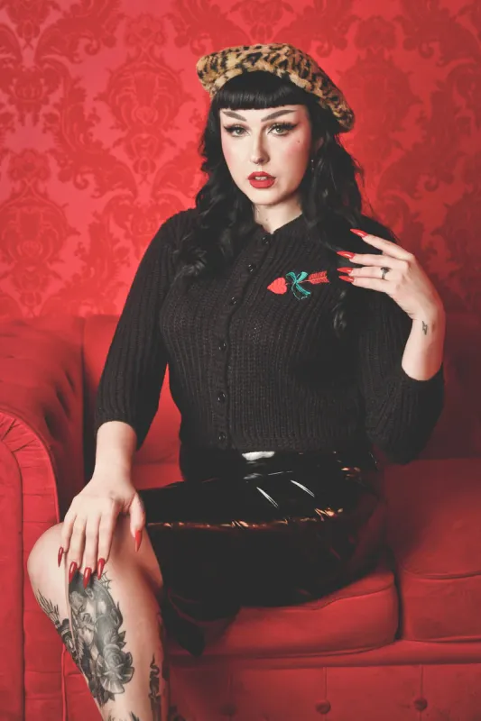 Cardigan Me and my arrow sold by Vintage Romance