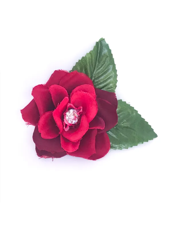 Rose avec strass sold by Vintage Romance