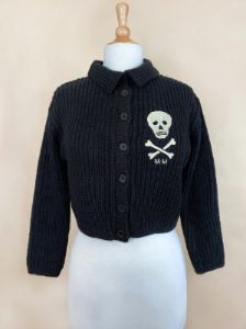 Cardigan MM Skull (Précommande) sold by Vintage Romance