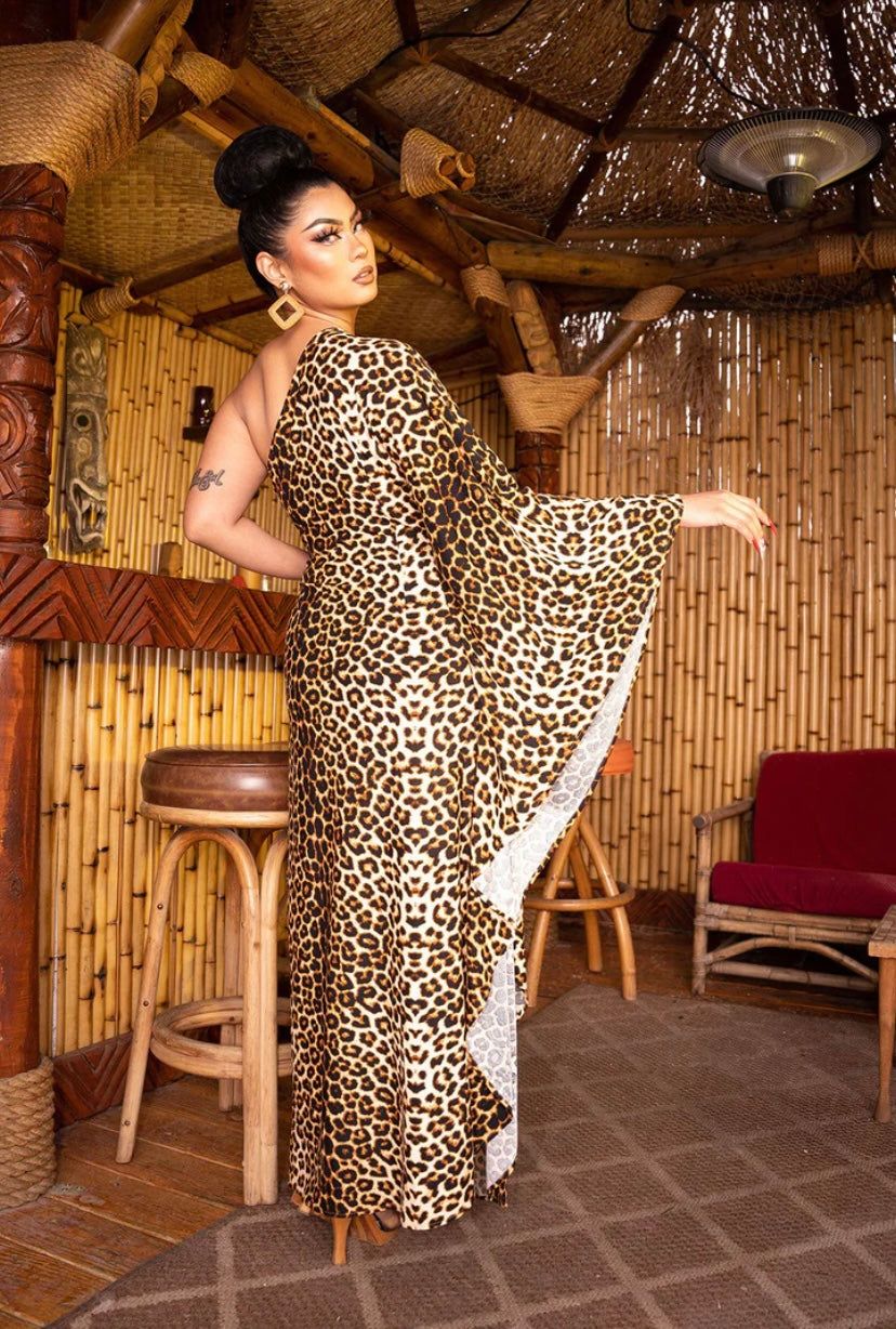 Caftan léopard sold by Vintage Romance product image thumbnail 3