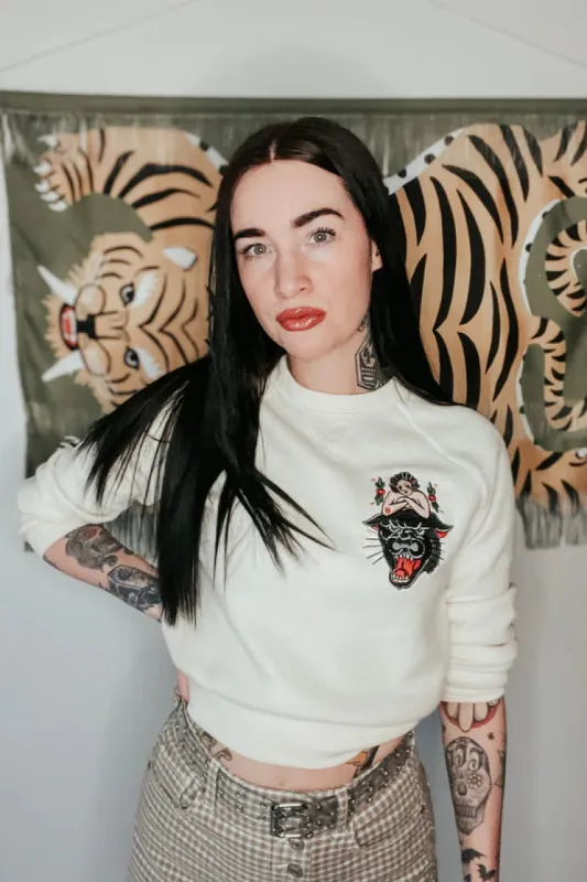 Hoodie black panther (Précommande) sold by Vintage Romance