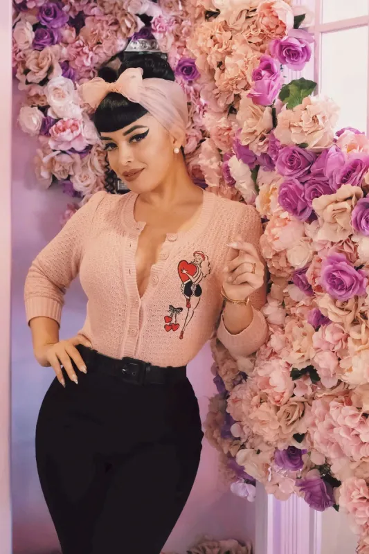 Cardigan Hold on to your heart (Précommande) sold by Vintage Romance