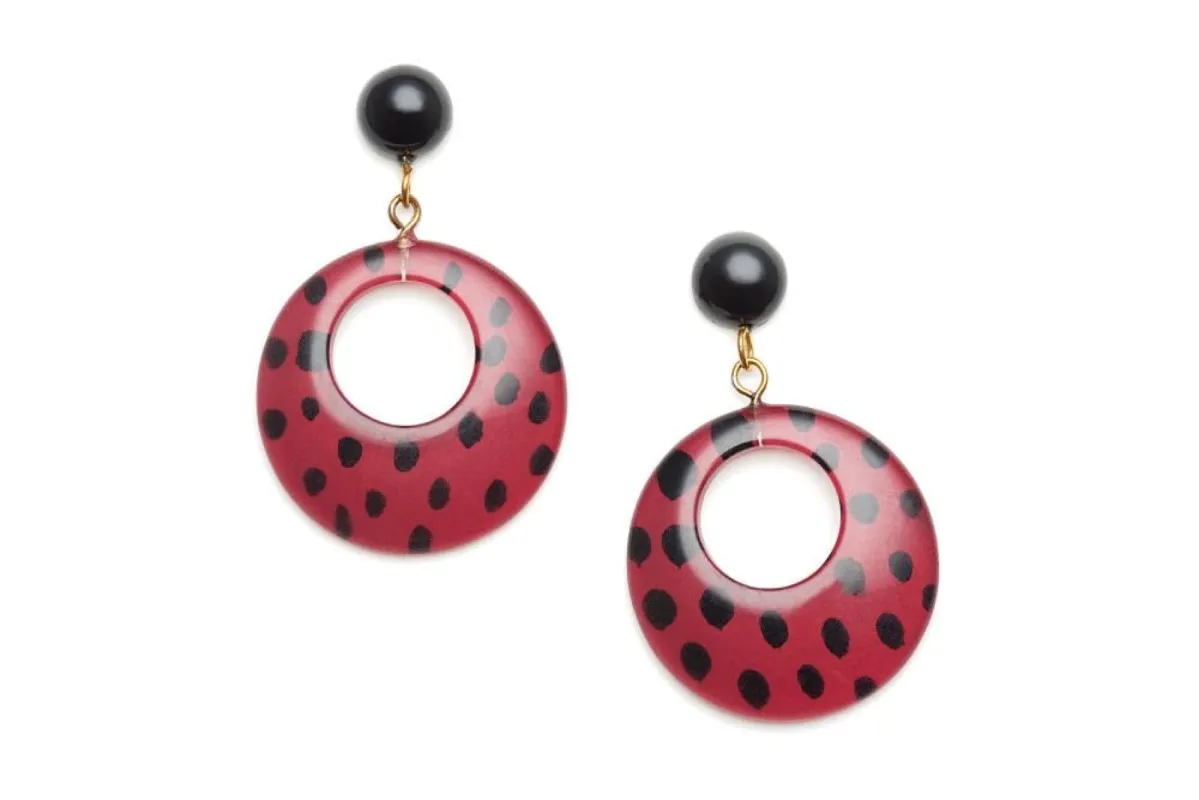 Anneaux léopard mûre sold by Vintage Romance