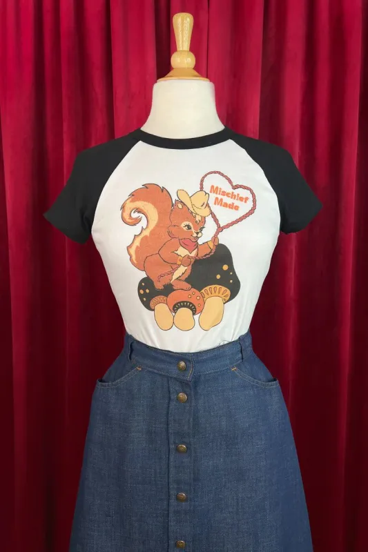 Lasso my heart cropped top (précommande) sold by Vintage Romance