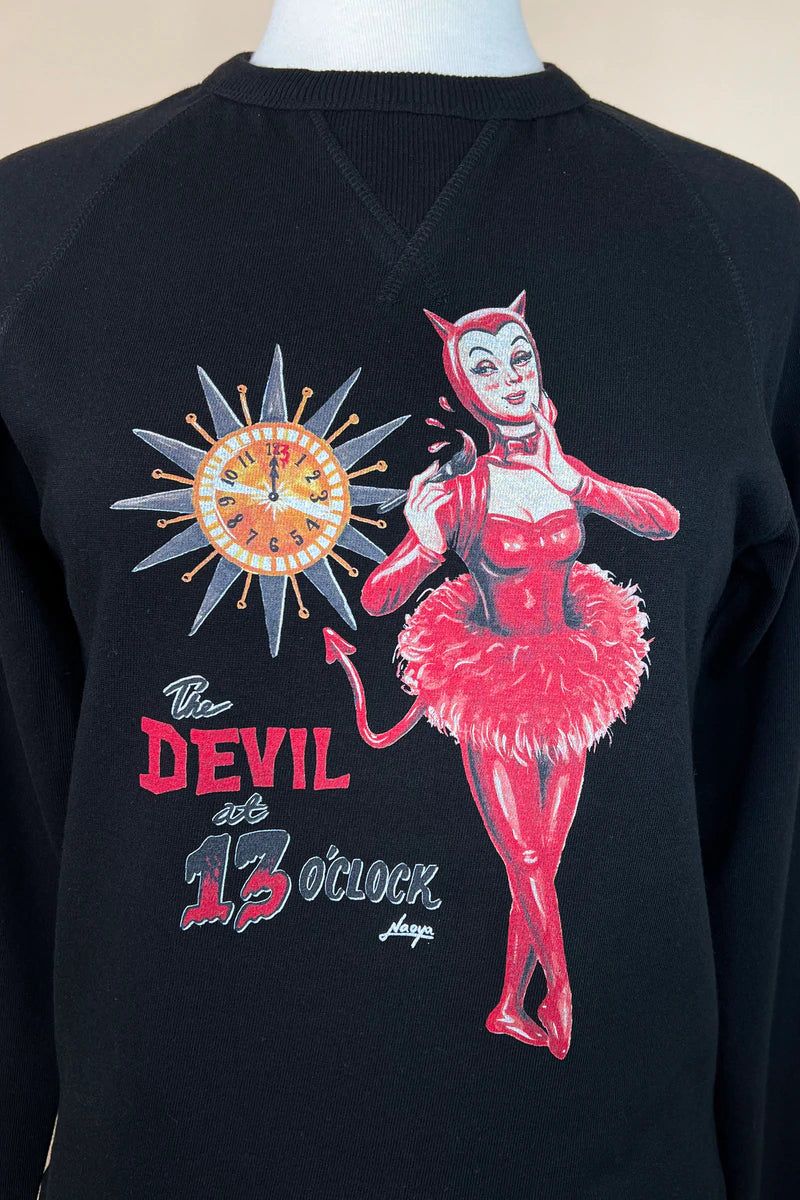 Hoodie The devil at 13 O'clock (Précommande) sold by Vintage Romance product image thumbnail 2