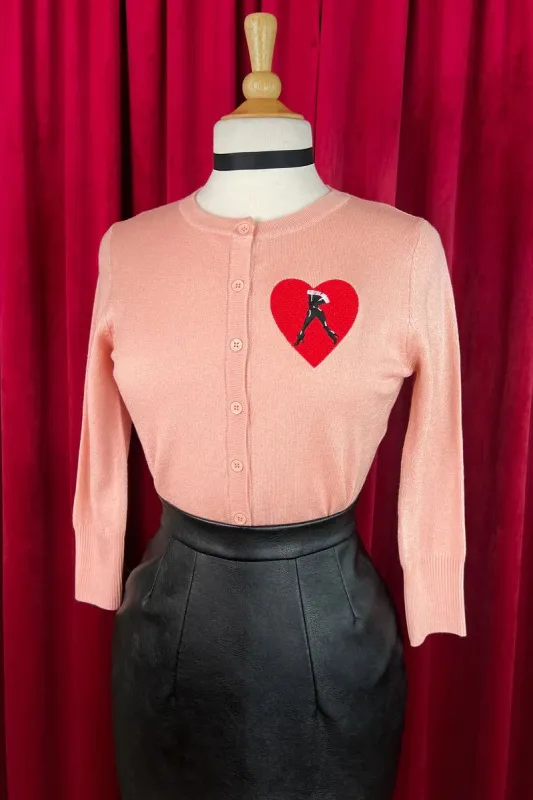 Cardigan Step into love - rose (précommande) sold by Vintage Romance