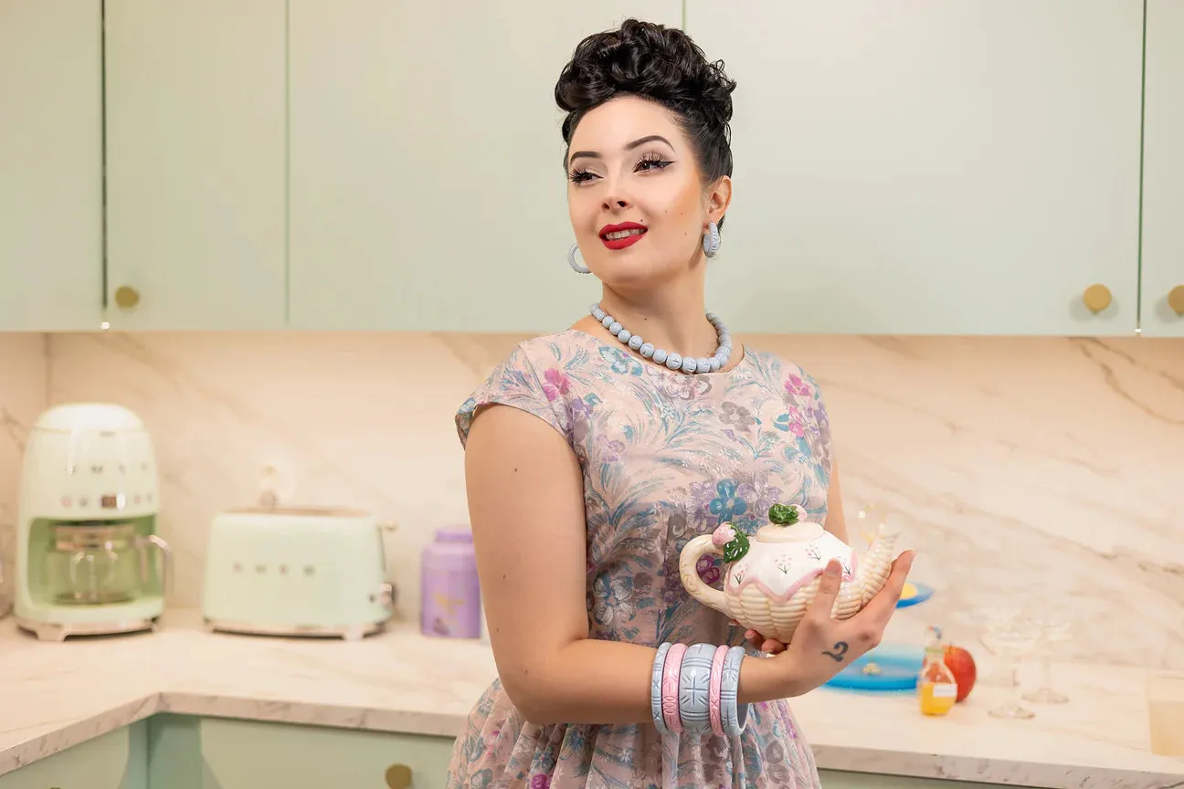 Bracelet large powder blue sold by Vintage Romance product image thumbnail 2