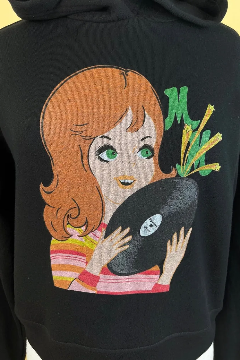 Hoodie record party - noir (précommande) sold by Vintage Romance product image thumbnail 2