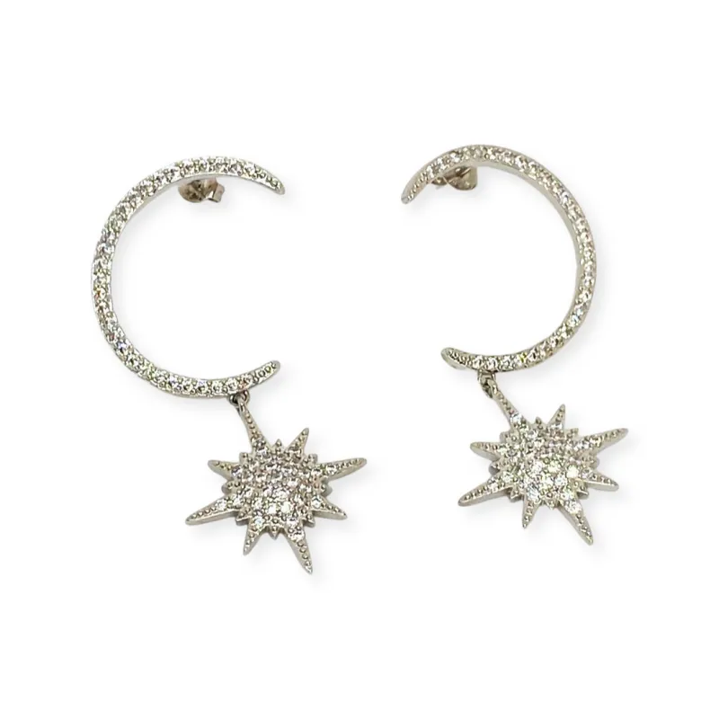 Boucles d’oreilles Luna - Argent sold by Vintage Romance