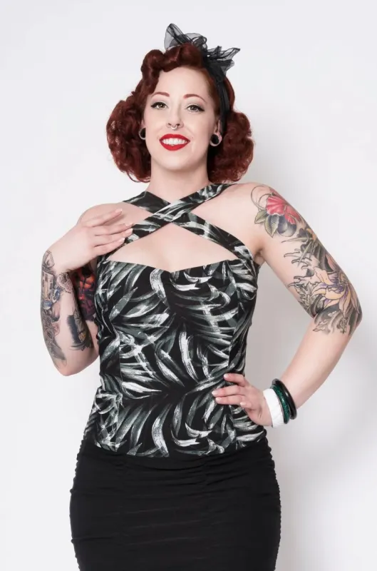 Camisole Vavavoom - Jungle sold by Vintage Romance