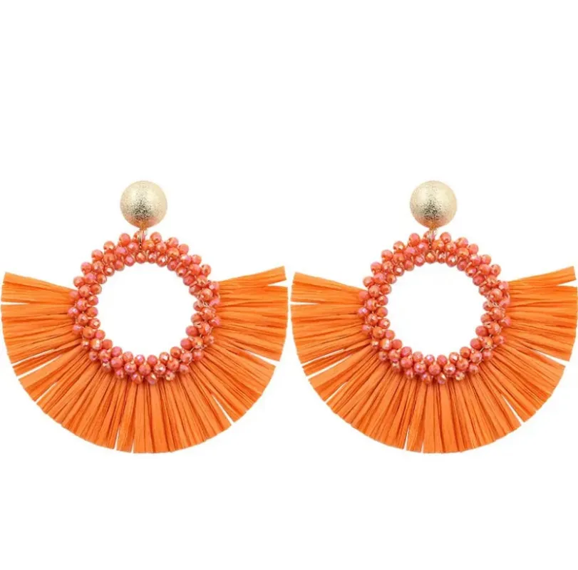 Boucles d’oreilles Sumac - orange sold by Vintage Romance