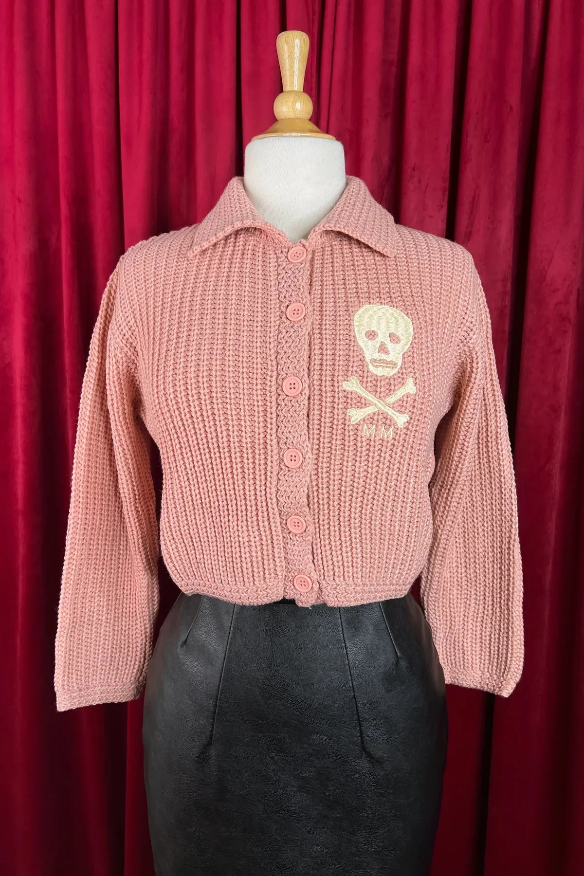 Veste MM skull - rose (précommande) sold by Vintage Romance product image thumbnail 2