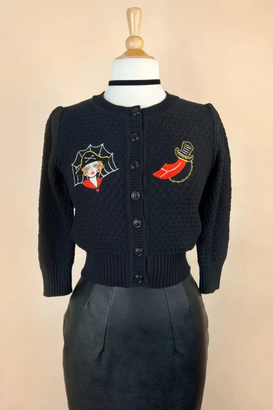 Cardigan scarlet buccaneer (précommande) sold by Vintage Romance