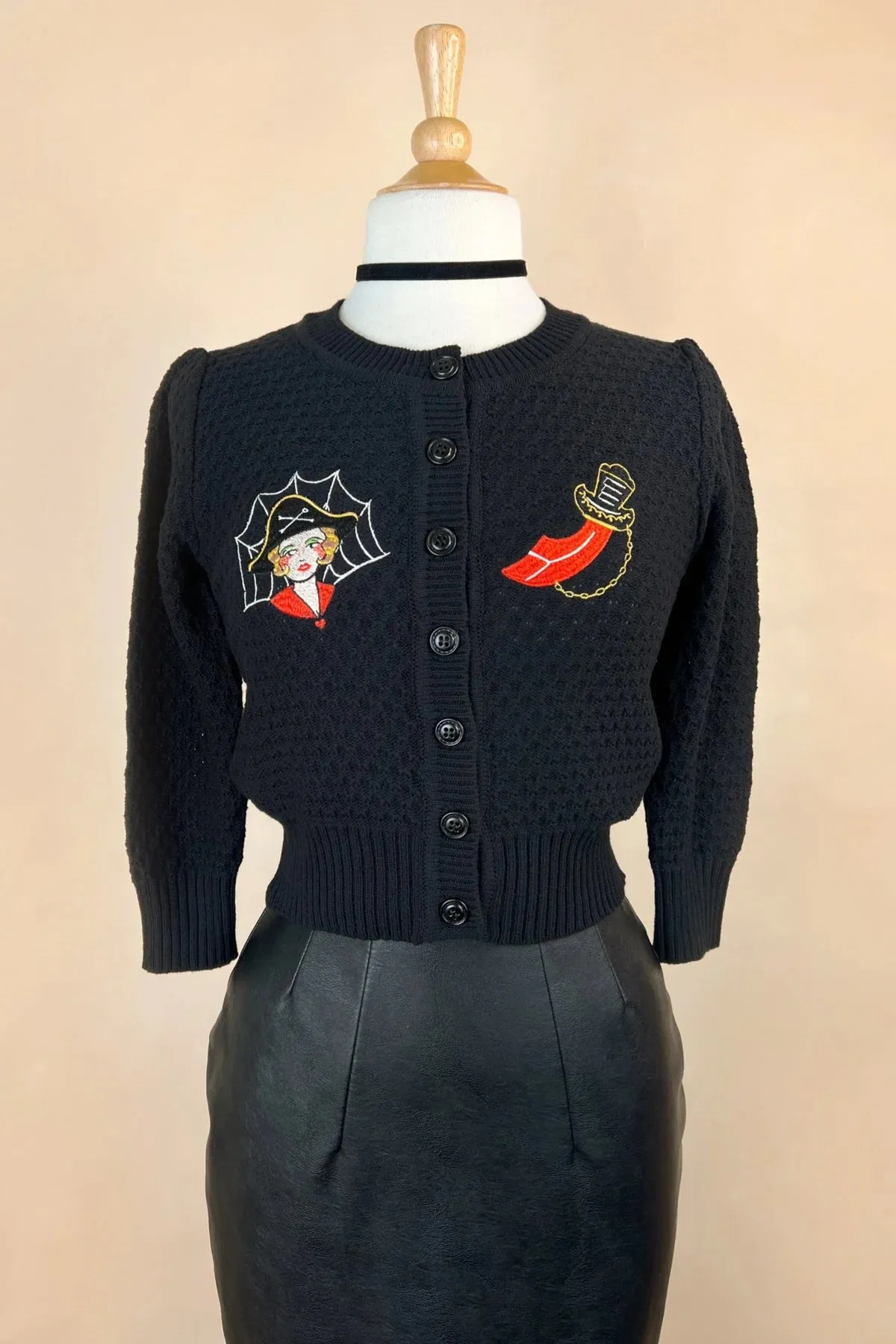 Cardigan scarlet buccaneer (précommande) sold by Vintage Romance