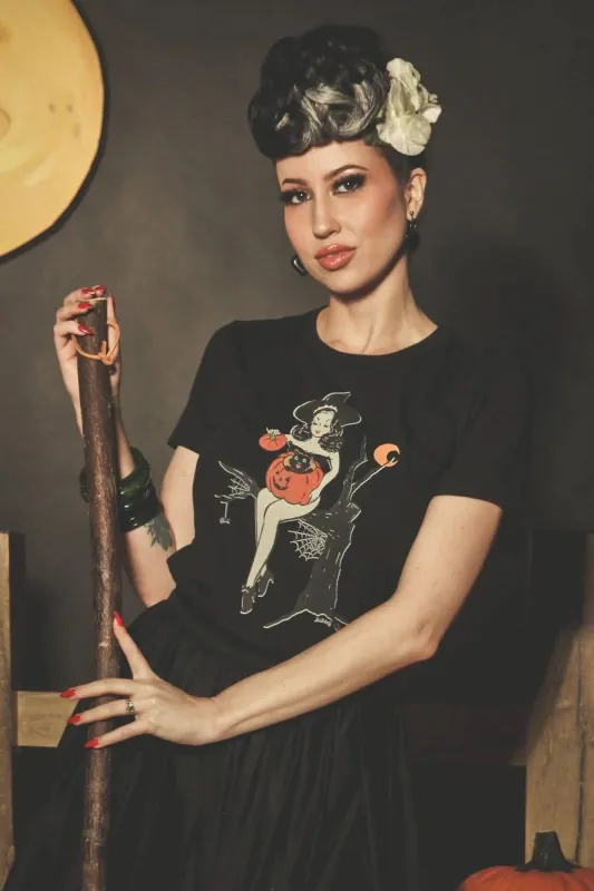 Boo kitty - noir sold by Vintage Romance