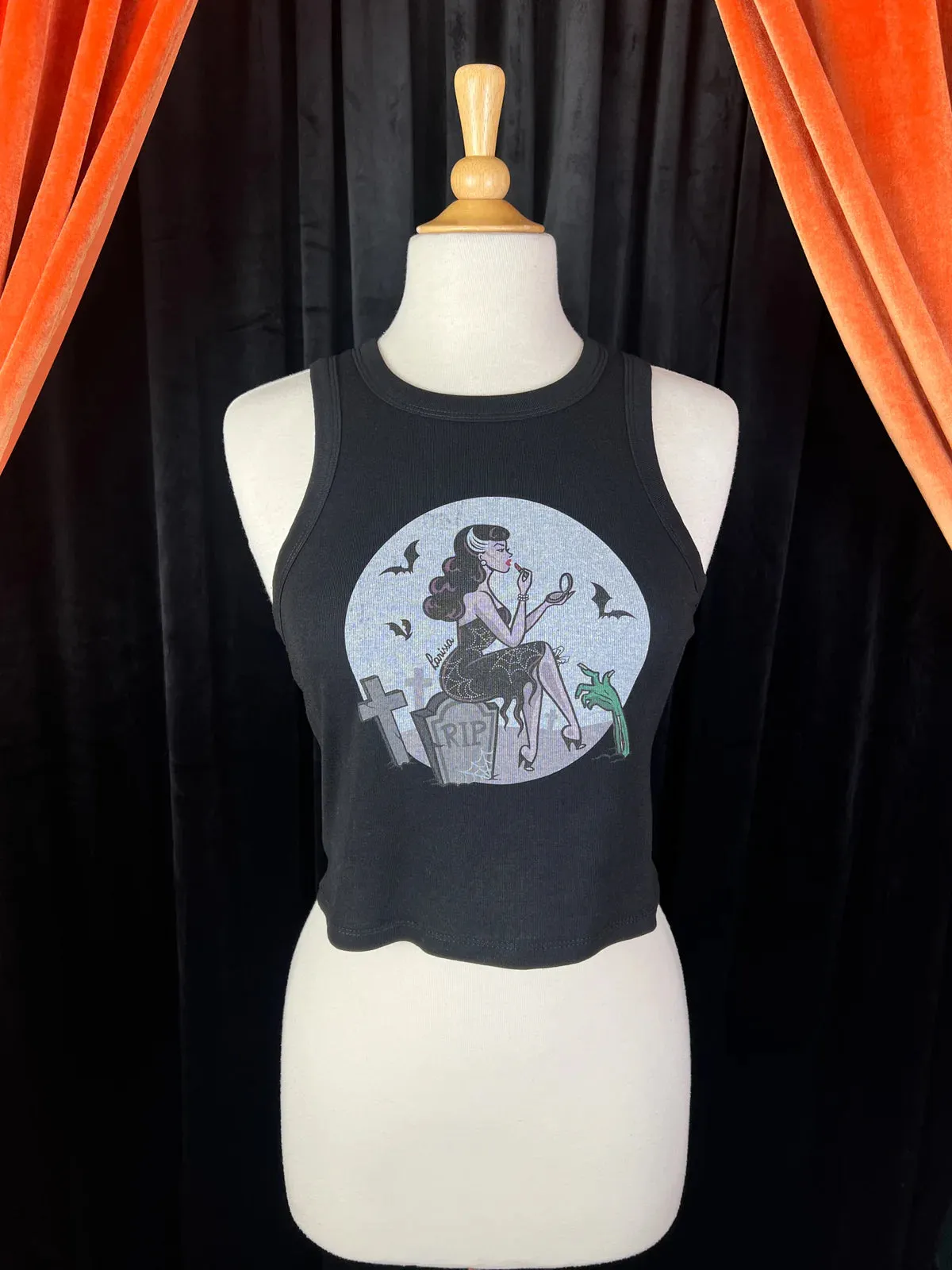 Camisole graveyard glamour (précommande) sold by Vintage Romance product image thumbnail 3