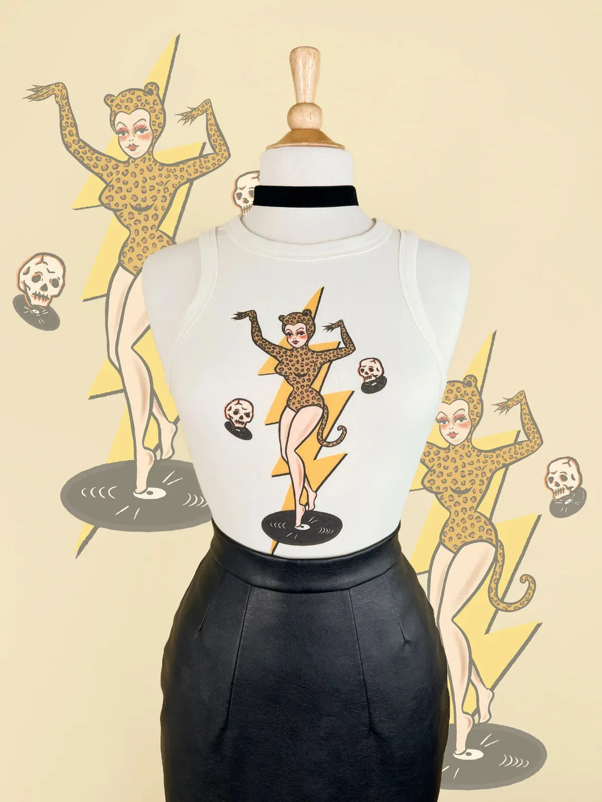 Camisole jungle rock (précommande) sold by Vintage Romance product image thumbnail 4