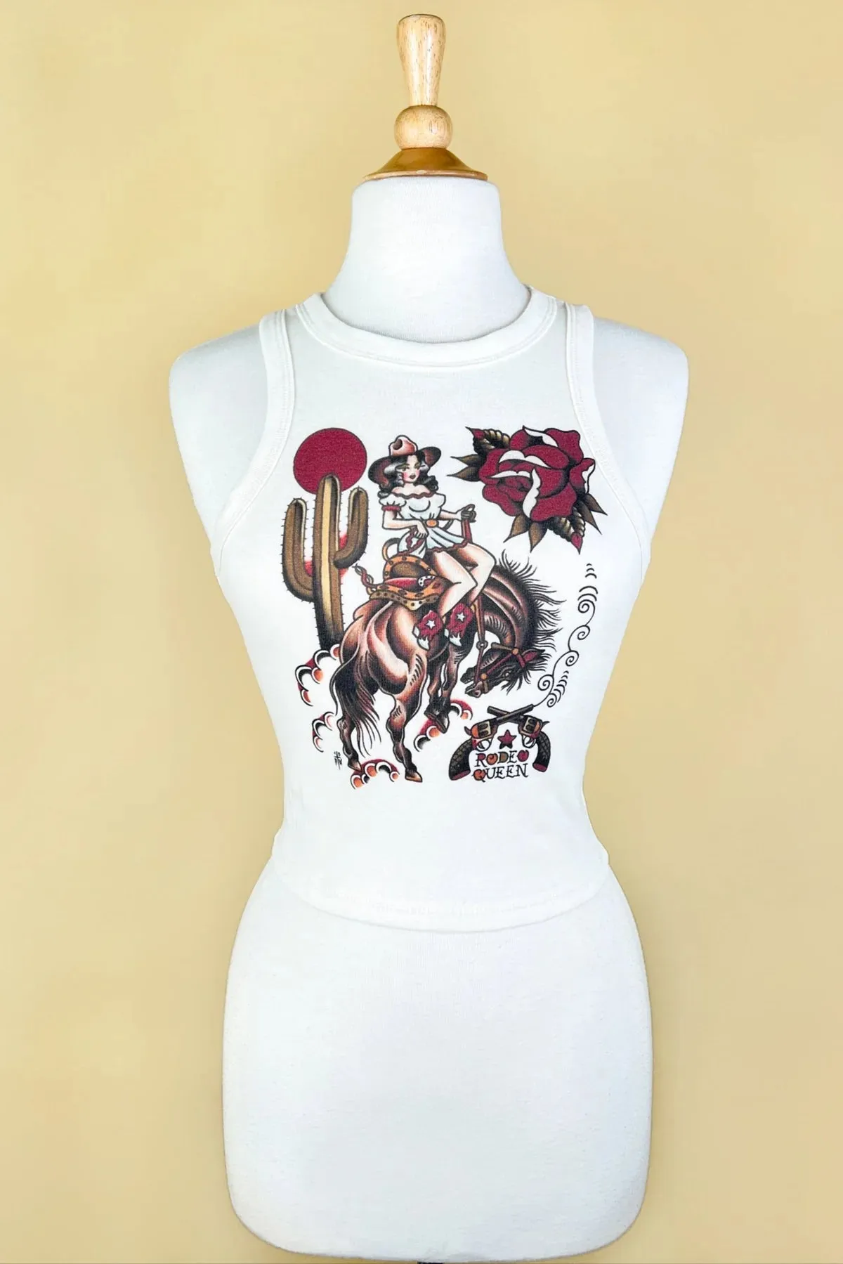 Camisole Rodéo Queen (précommande) sold by Vintage Romance product image thumbnail 5