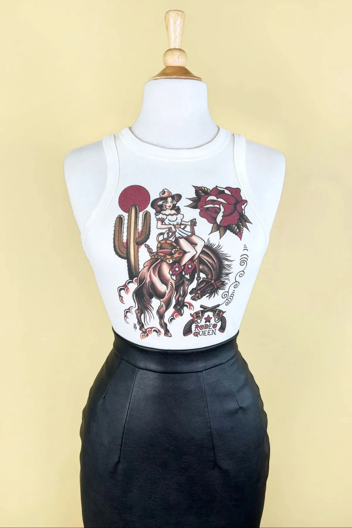 Camisole Rodéo Queen (précommande) sold by Vintage Romance product image thumbnail 3