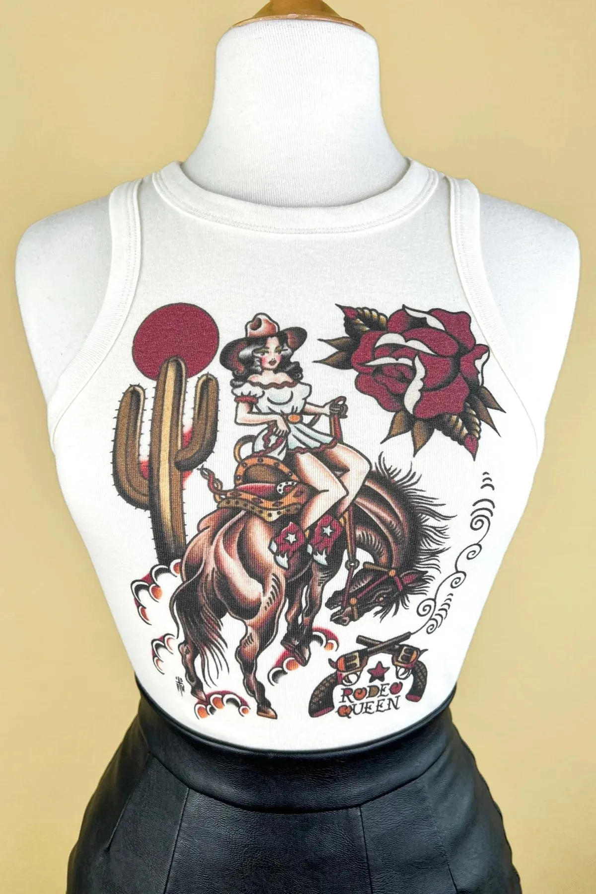 Camisole Rodéo Queen (précommande) sold by Vintage Romance product image thumbnail 4