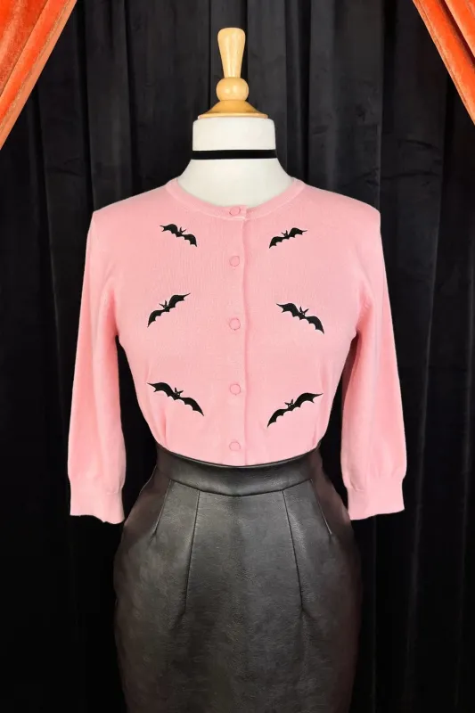 Cardigan Batty - Rose (précommande) sold by Vintage Romance