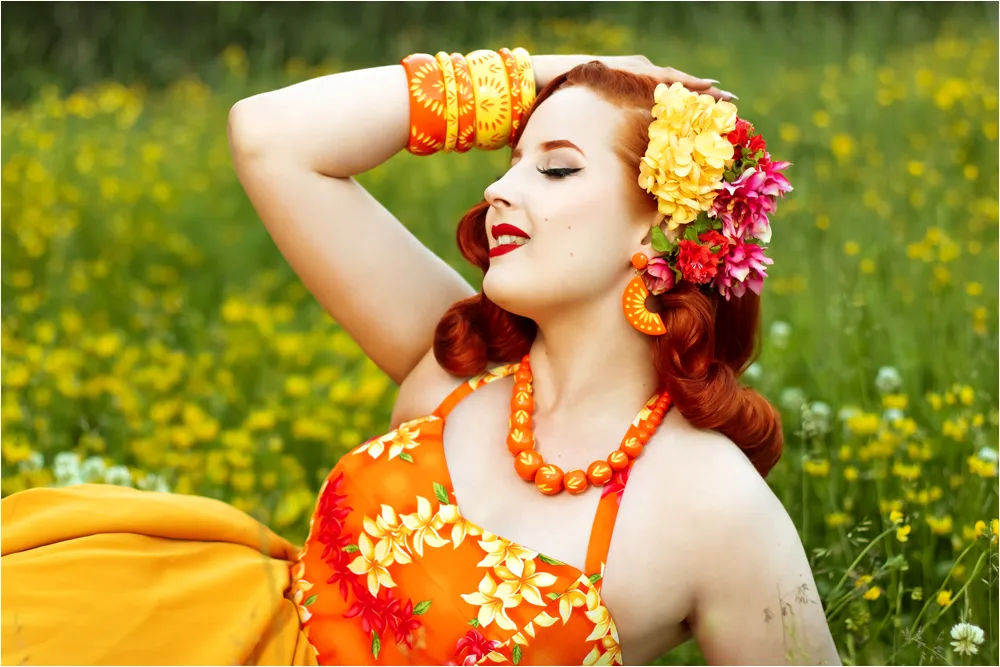 Bracelet fakelite midi sunrise sold by Vintage Romance product image thumbnail 2