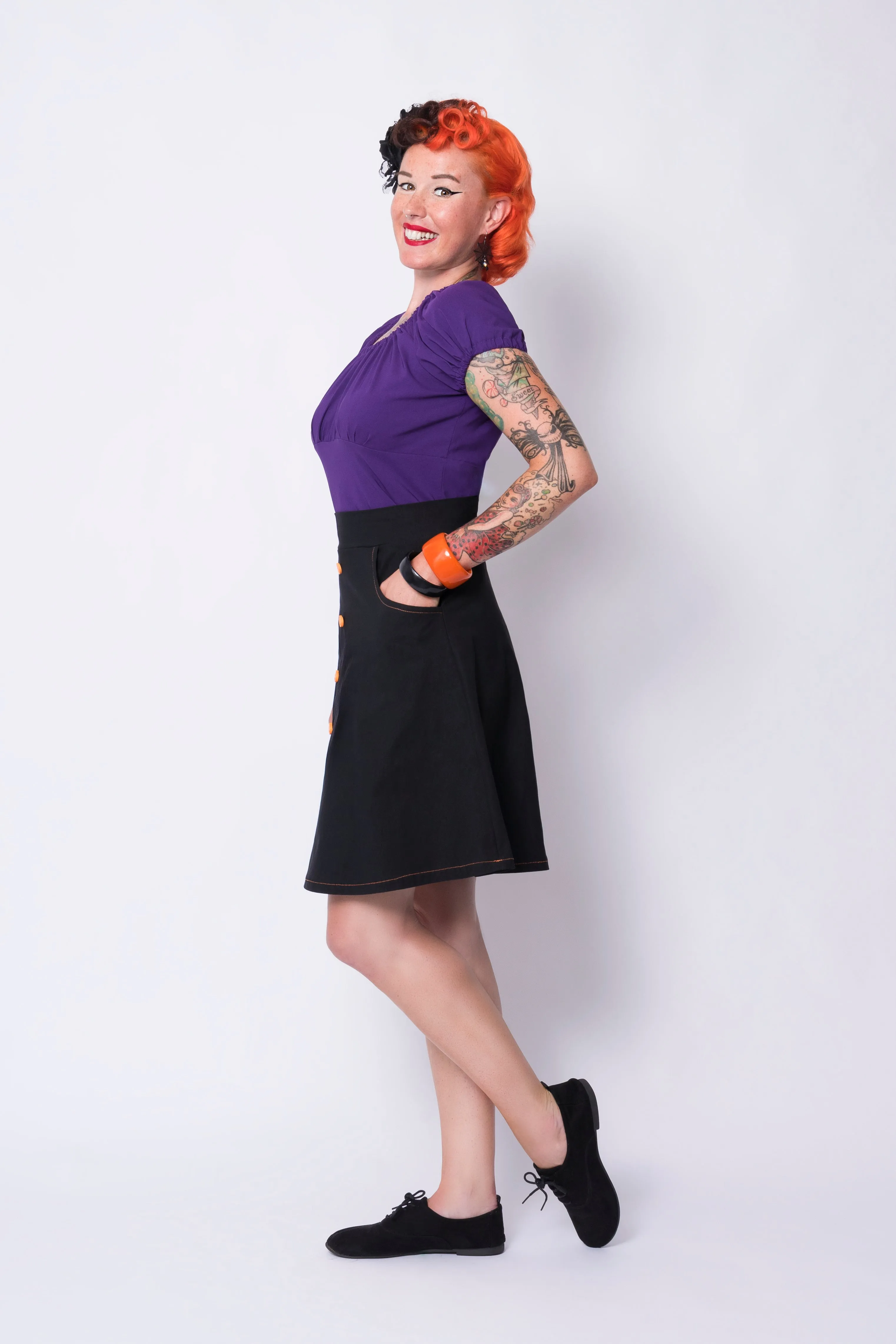 Jupe Lola - Citrouille sold by Vintage Romance product image thumbnail 2