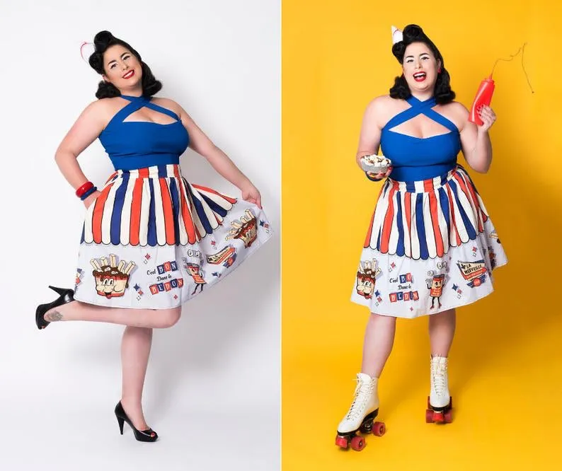 Jupe poutine la merveille du Québec sold by Vintage Romance product image thumbnail 3