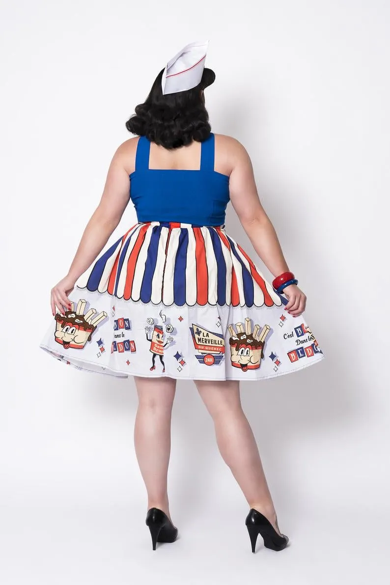 Jupe poutine la merveille du Québec sold by Vintage Romance product image thumbnail 2