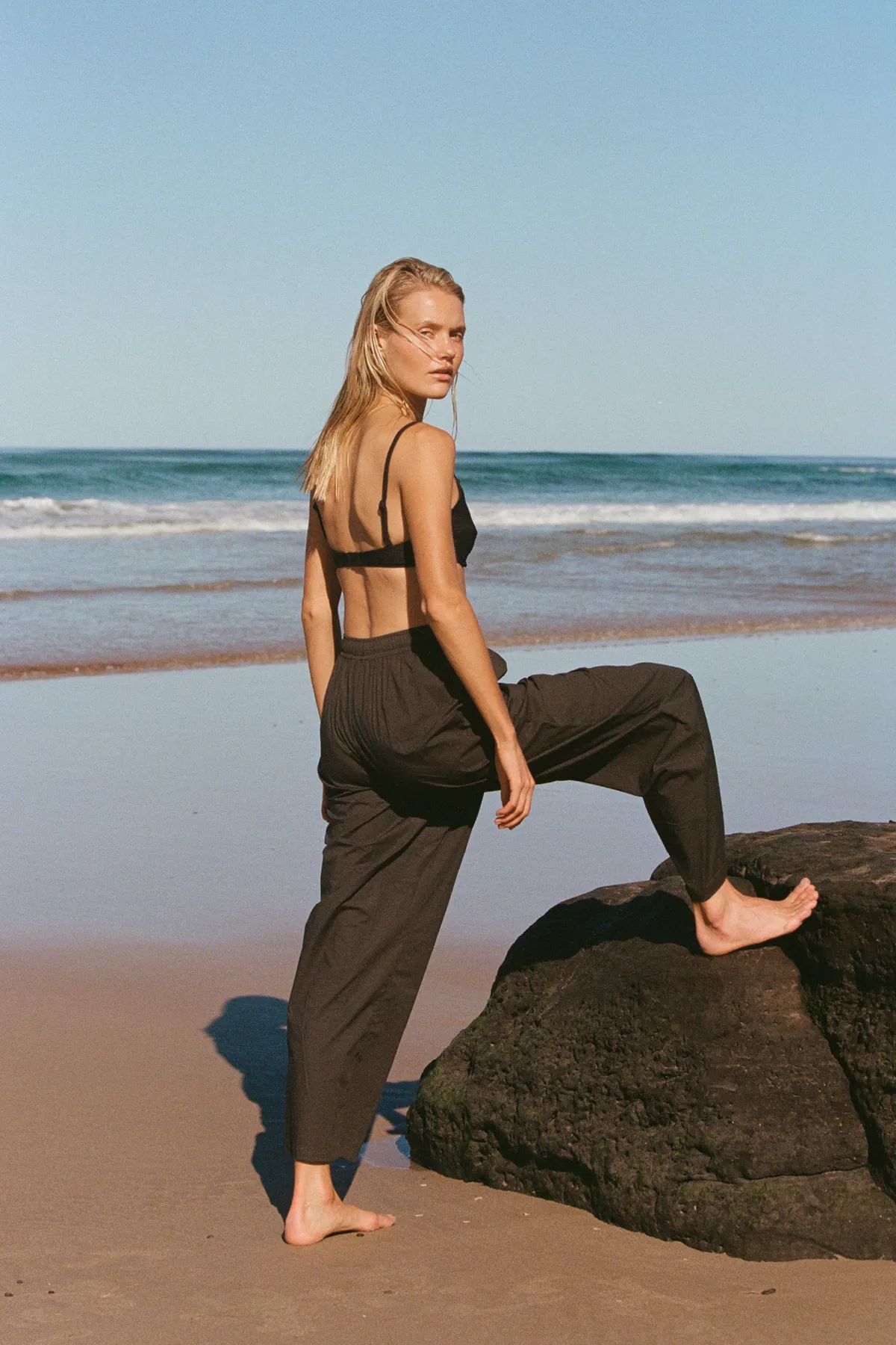 Cotton Poplin Pant - Black sold by Zulu and Zephyr product image thumbnail 3